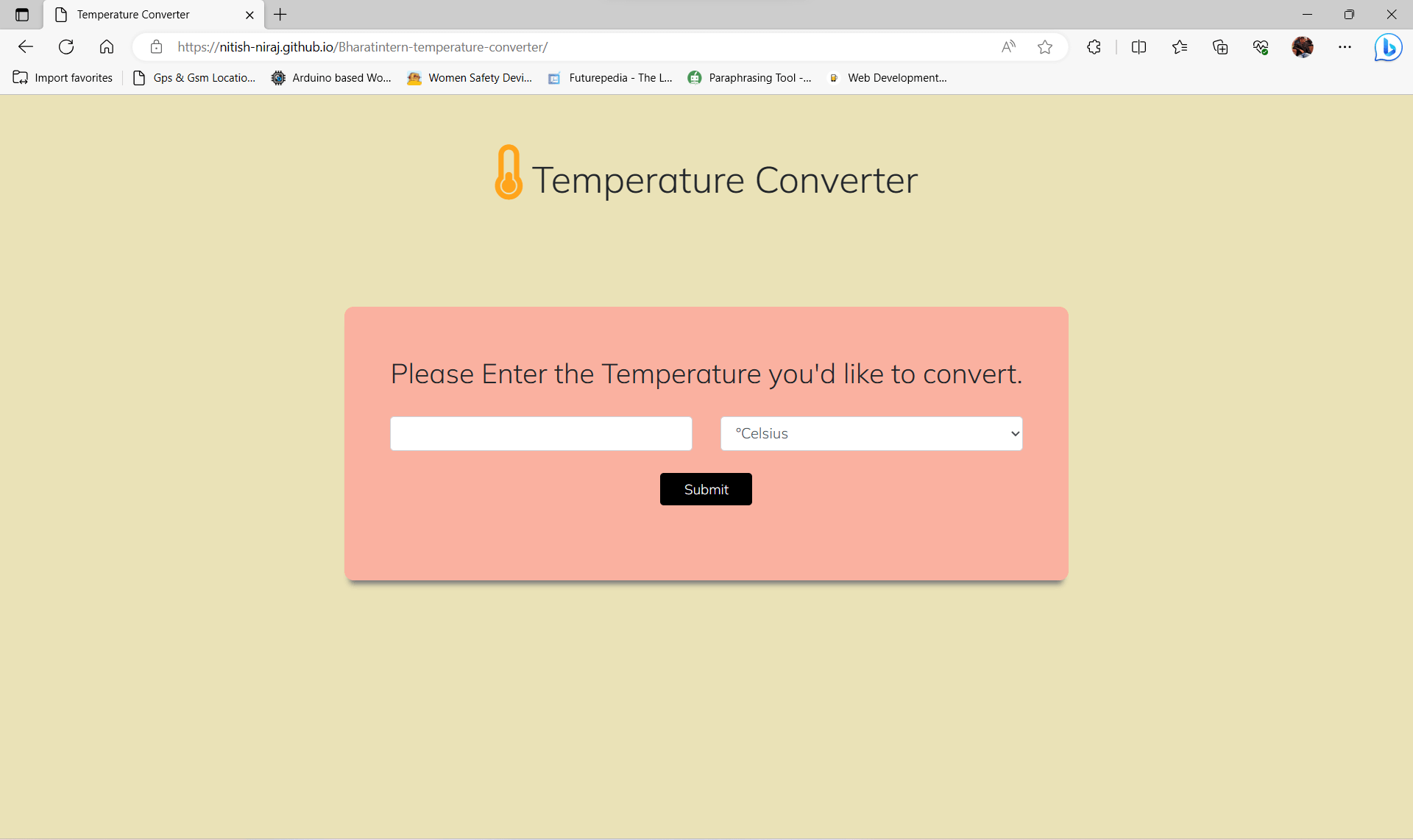 Temperature Converter