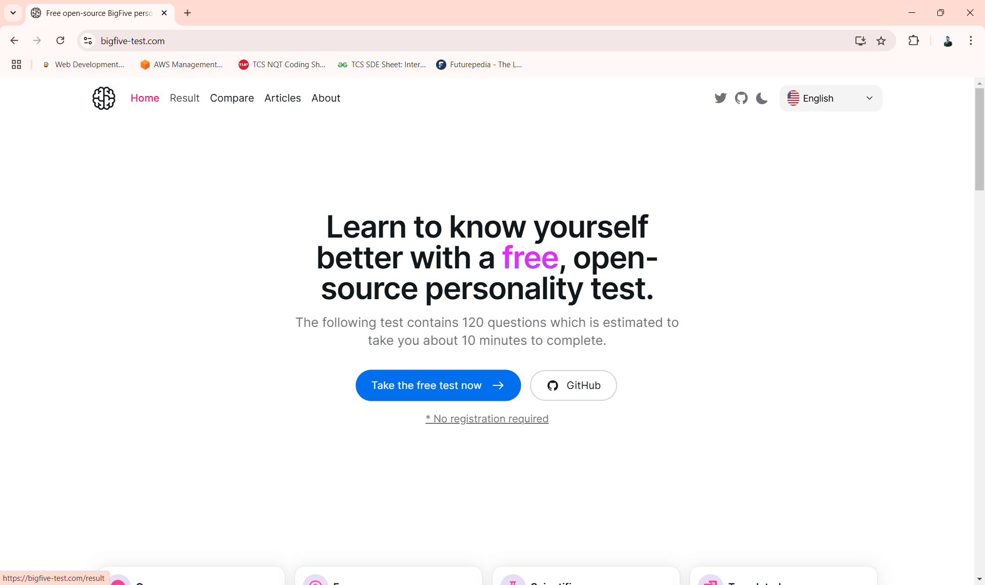 Big Five Personality Assessment