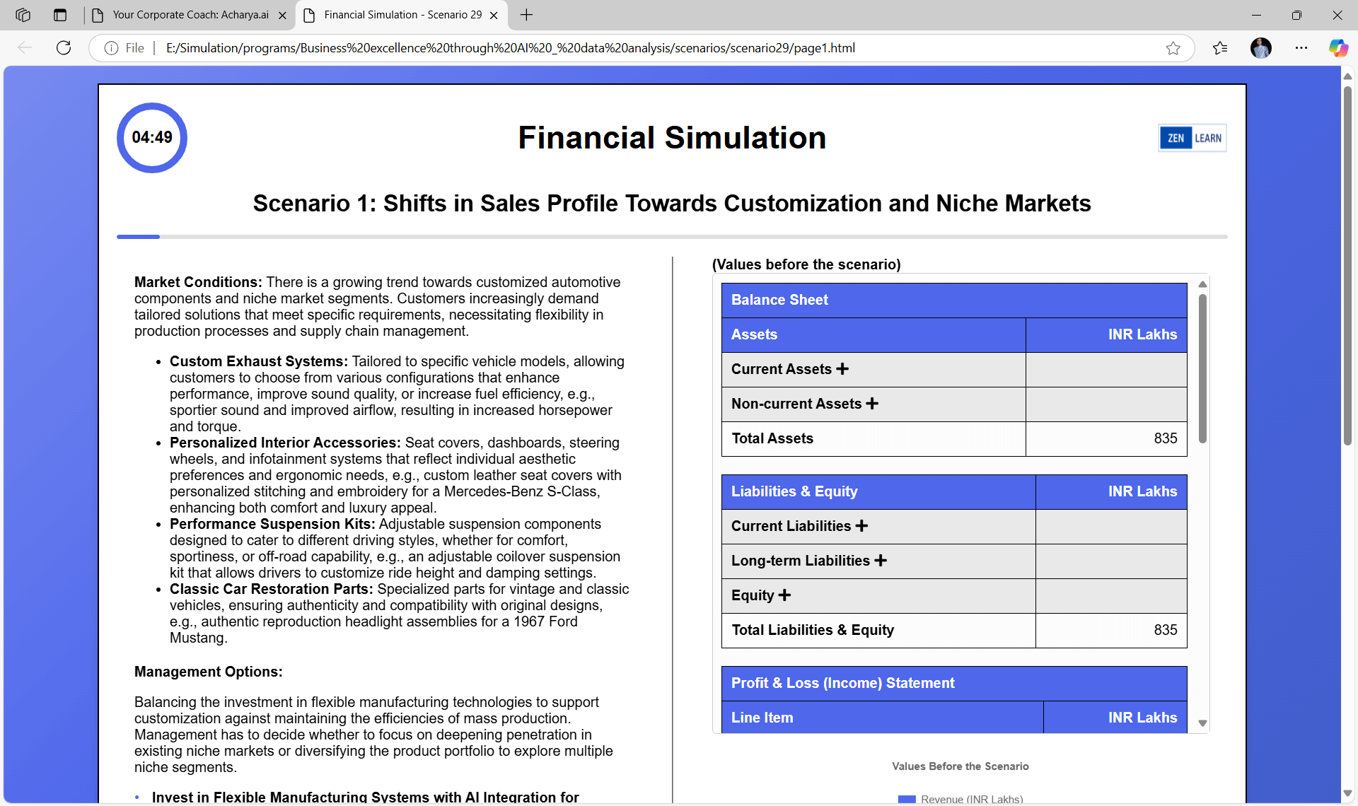 Financial Simulation Tool
