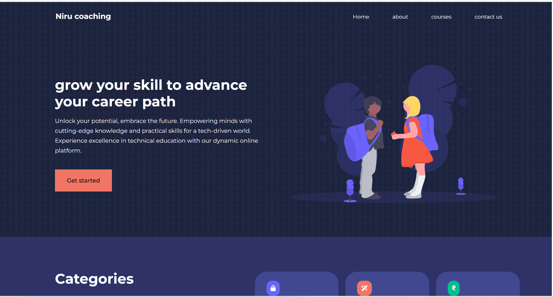 Educational Institution Website